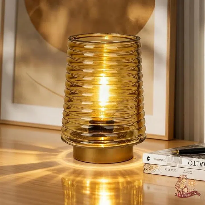 MJ PREMIER Cordless Lamps with Timer Battery Operated Lamp Glass Table Lamp at $54.90 from Amazon