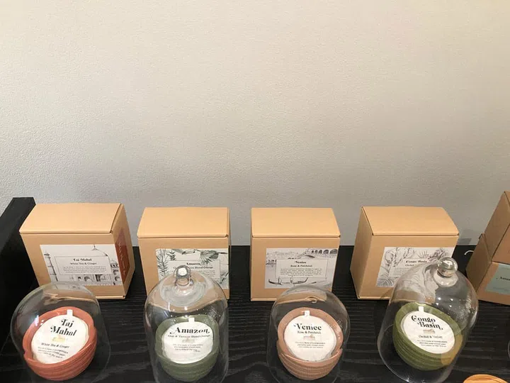 Candles from Pass it On. 