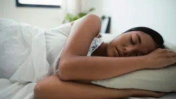 woman sleeping