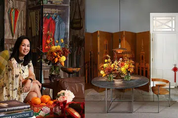 Fine vintage furniture retailer Lynette Wong shares her Chinese New Year decoration ideas in Singapore.