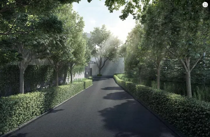 Forett at Bukit Timah garden landscape. image from official Forett at Bukit Timah website