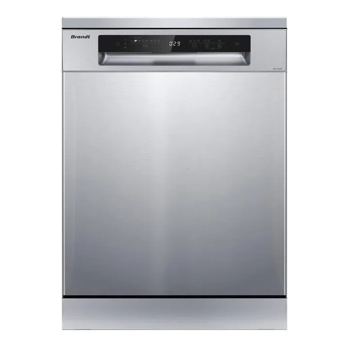 Brandt 60CM Silver Free Standing Dishwasher