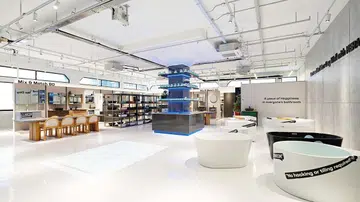 The 2,800 sq ft HERA Bathroom Experience Centre showroom features real-scale HDB bathroom sets too.