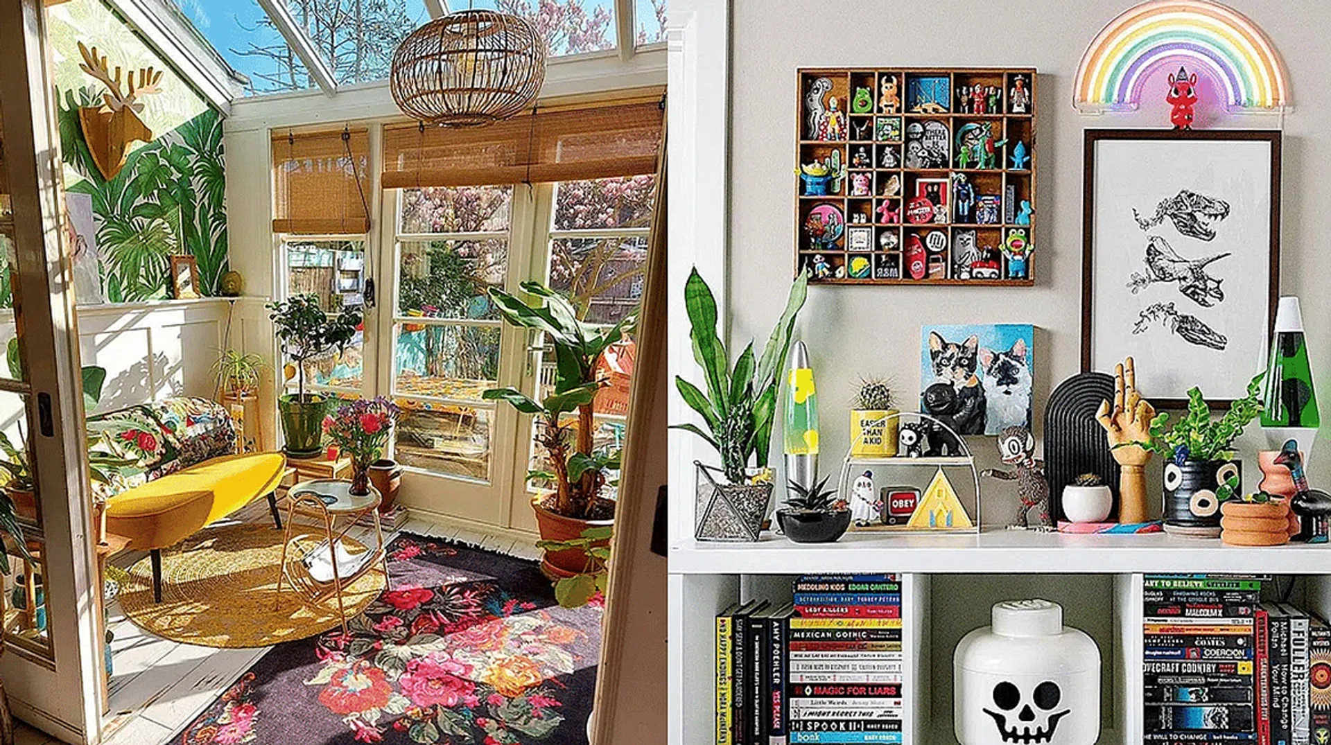 Anti-Minimalist Home Decor Trend: Cluttercore embraces good chaos