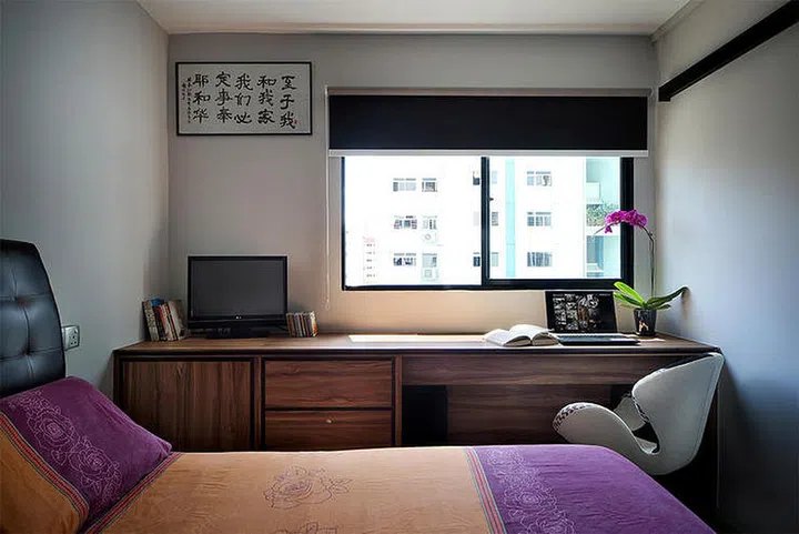 bedroom, apartment, window