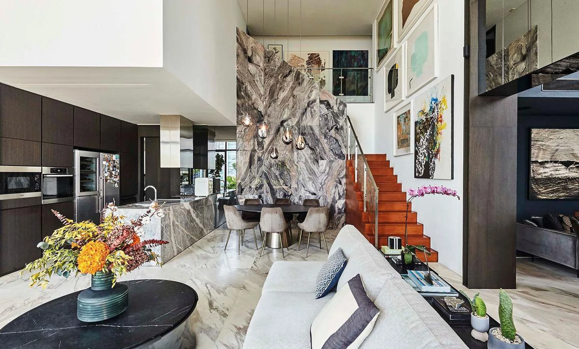 House Tour: A casual chic dual-key Somerset condo for a husband and wife working in finance (Photo by Veronica Tay, art direction Nonie Chen)