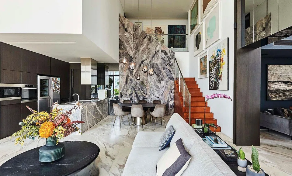 A casual chic dual-key Somerset condo for a husband and wife working in finance (Photo by Veronica Tay, art direction Nonie Chen)