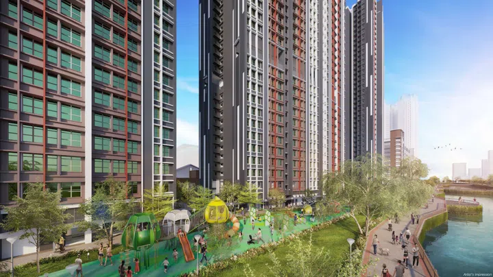 Artist's impression of Alexandra Peaks