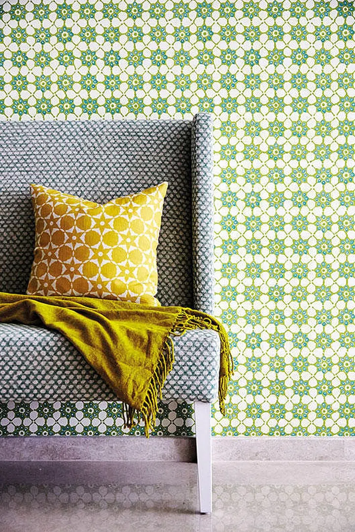 pattern, E&A Interiors, interior design, wallpaper, colourful, 