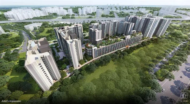 Tengah Plantation Verge - Plantation Close HDB May BTO 2023