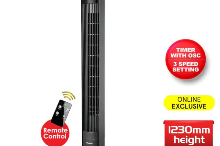 PowerPac Tower Fan 46 inch with oscillation x2 (PPTF460)