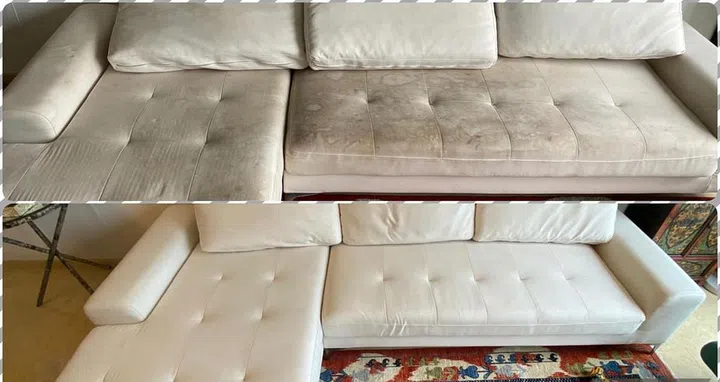 sofa cleaning service by Clean and Care