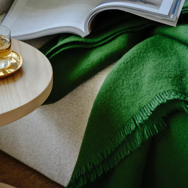IKEA STOCKHOLM 2025 Wool-Merino Blend Throw by Paulin Machado, $79