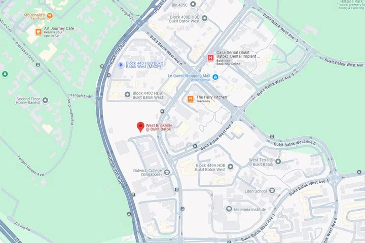 West BrickVille Bukit Batok BTO is set to be a 6-minute walk from the nearest Tengah Park MRT Station (Jurong Regional Line, under construction).