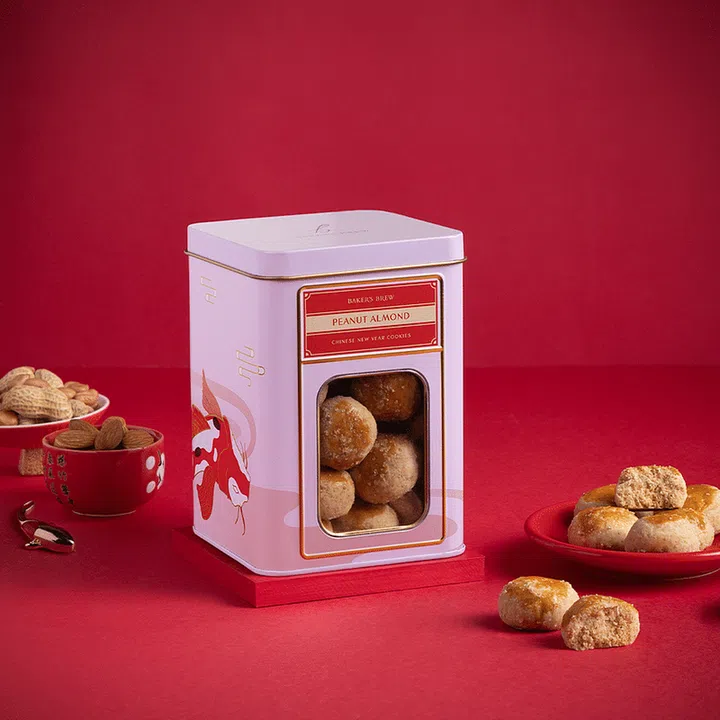 Peanut Almond cookies for Chinese New Year from Bakers Brew. Photo from Bakers Brew