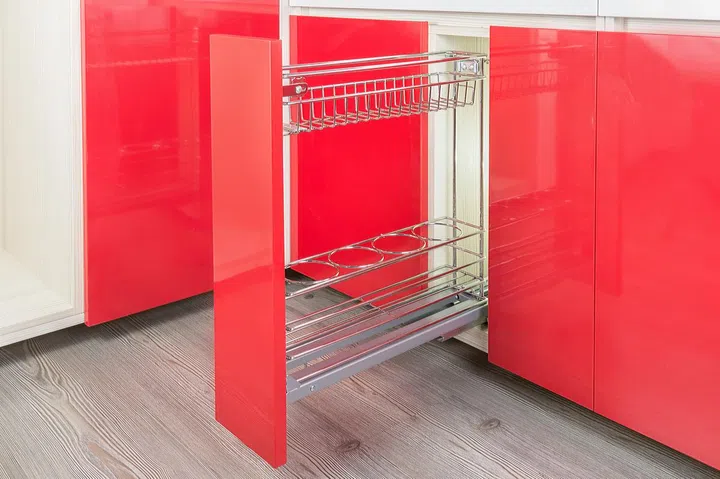 wire baskets, kitchen cabinets, storage, solutions, kitchen