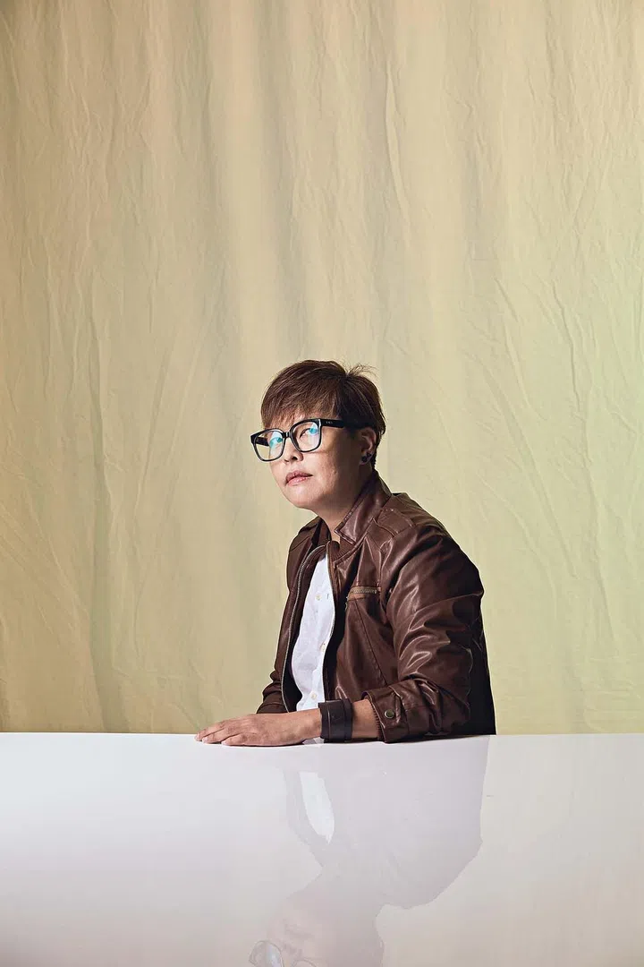 Portrait of interior designer, Carmen Tang, founder of interior design firm Wolf Woof