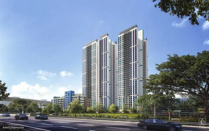 Teban Breeze BTO artist's impression, launched in June 2024. Image HDB