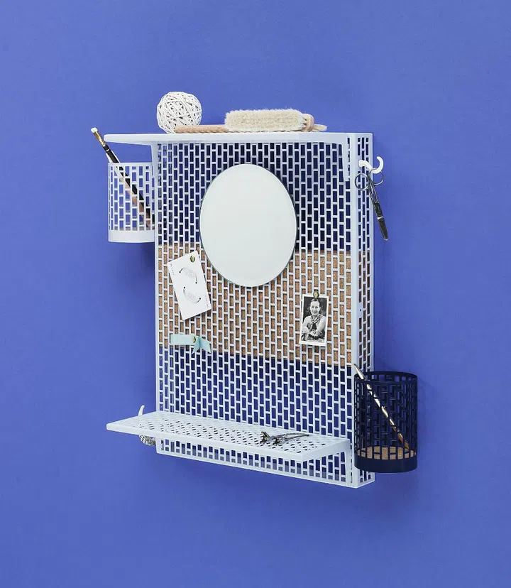 wall-mounted storage, shelf, display