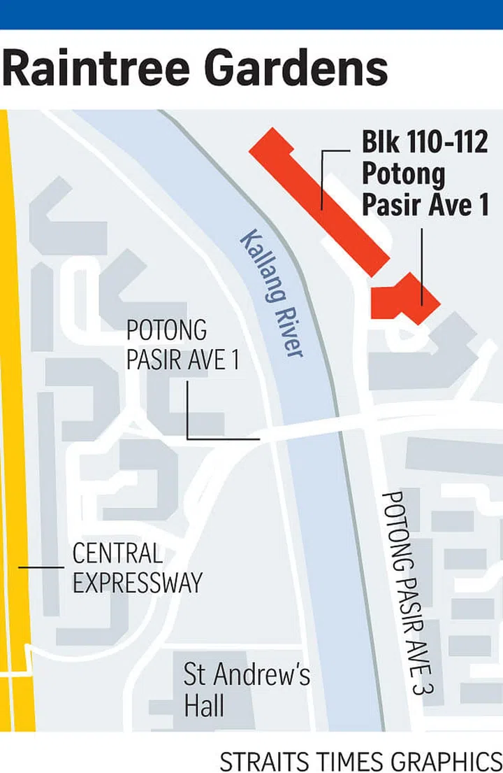 Raintree Gardens map