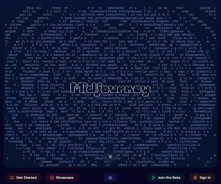 Midjourney artificial intelligence AI art and design tool image generator homepage screengrab