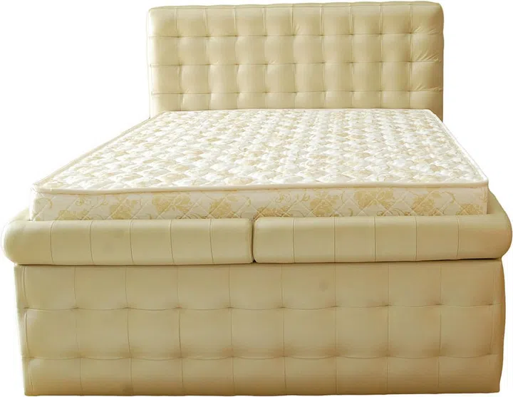 Part Leather Bed