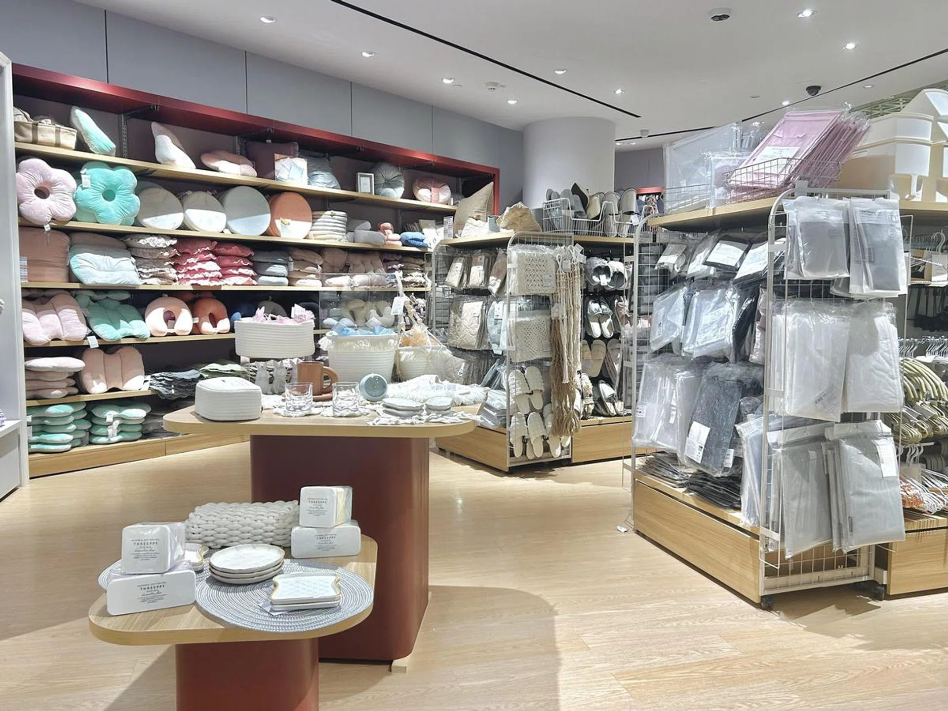 interior of a daiso shop