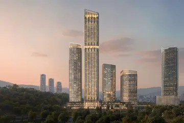 Artist’s impression of the upcoming ‘The Downtown Tbilsi’ mixed-development, urban luxury enclave in the historic capital of Tbilisi, Georgia.