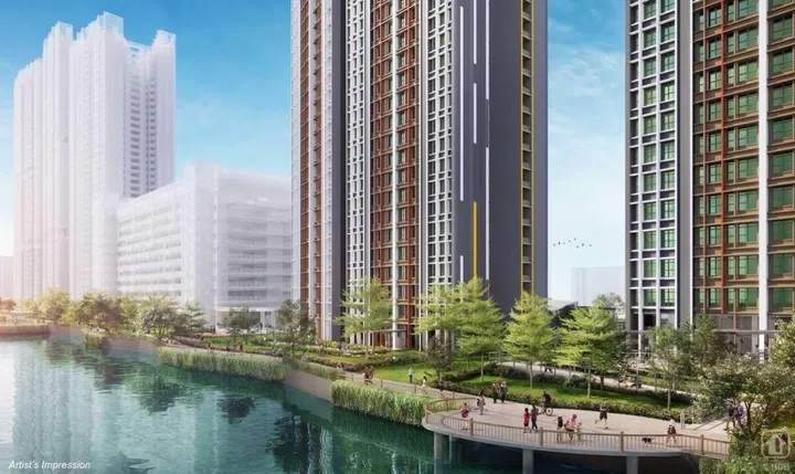 Artist's impression of Alexandra Peaks HDB BTO, launched in the July 2025 HDB BTO sales exercise.