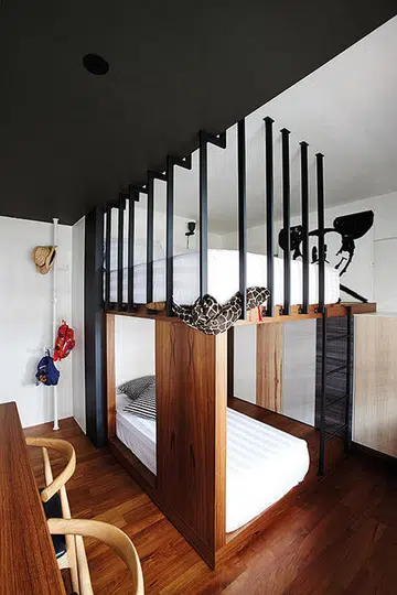 bunk bed, double-decker bed, kids room