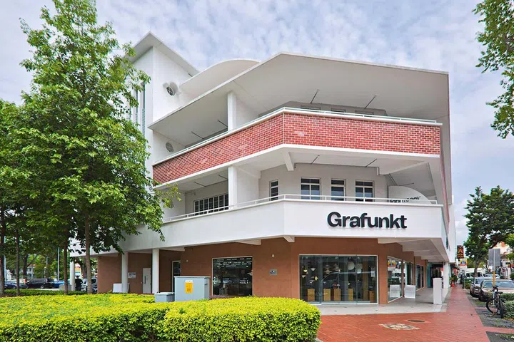 Exterior of Grafunkt showroom at 292 Joo Chiat Rd.
