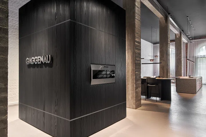 Gaggenau Brussels flagship interior.
