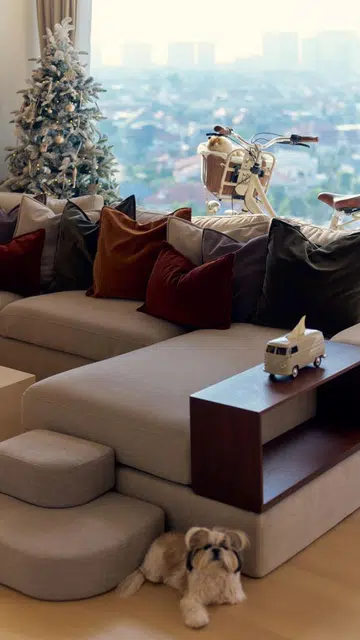 Where two small rooms once stood, now lies an open and seamless space. 