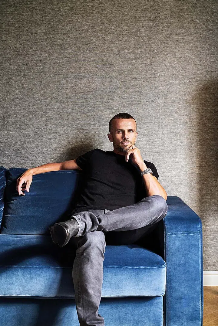 Homeowner Giacomo Giardini is the CEO of Giardini Wallcoverings.