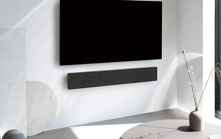 Beosound Stage Soundbar. Image: Bang & Olufsen Website