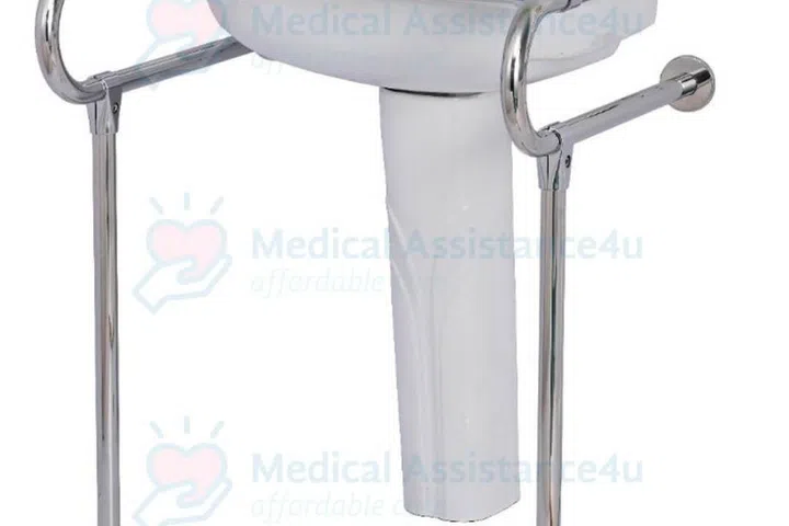 The support bar is to prevent user from pressing on the sink as it’s insecure.