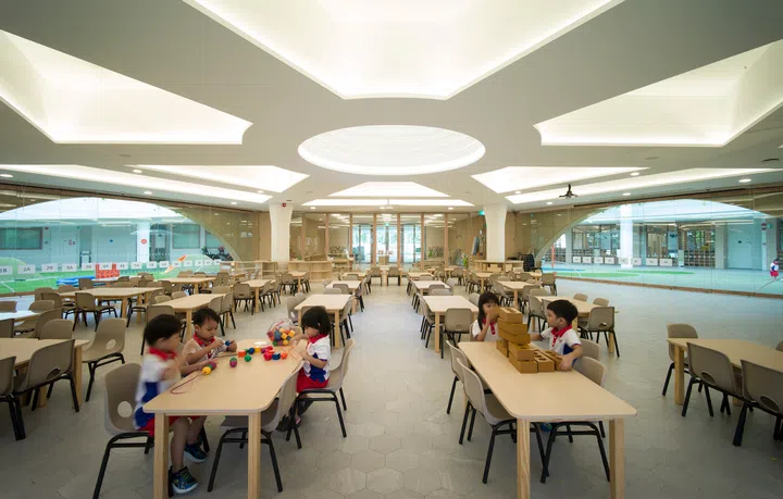 Interior Spaces of Sparkletots Large Preschool at Punggol (2018).