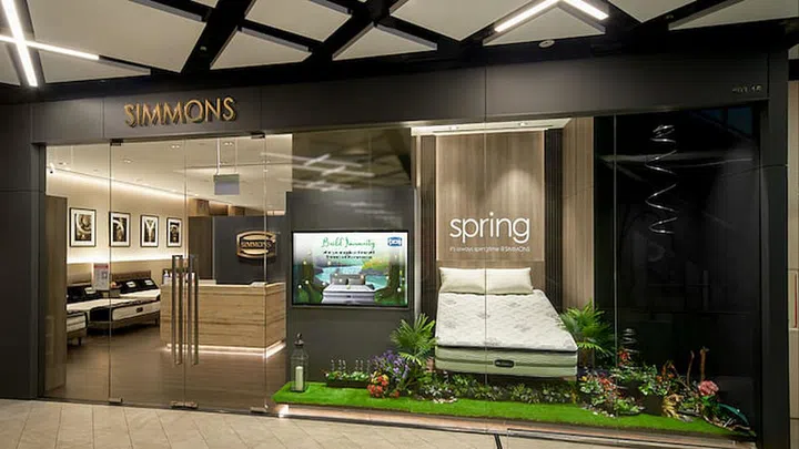 The new Simmons Gallery at PLQ Mall houses 12 mattress models, including the exclusive Beautyrest and BackCare Advanced series, imported from Canada and Japan. PHOTO: SIMMONS
