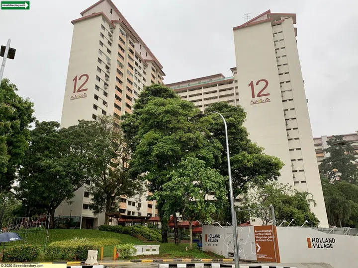 Holland Vista is located within 2km from Nanyang Primary School. Image from Street Directory