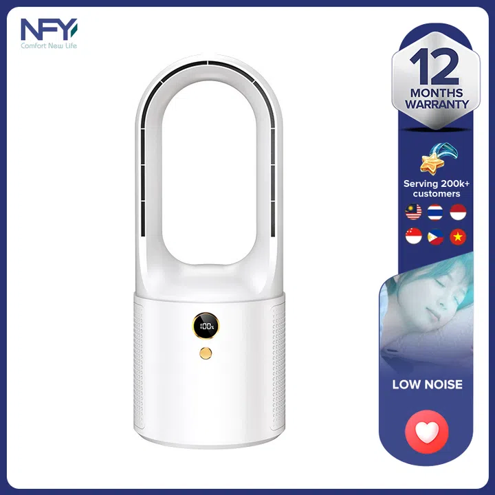 Mesa Bladeless Fan, $27.37