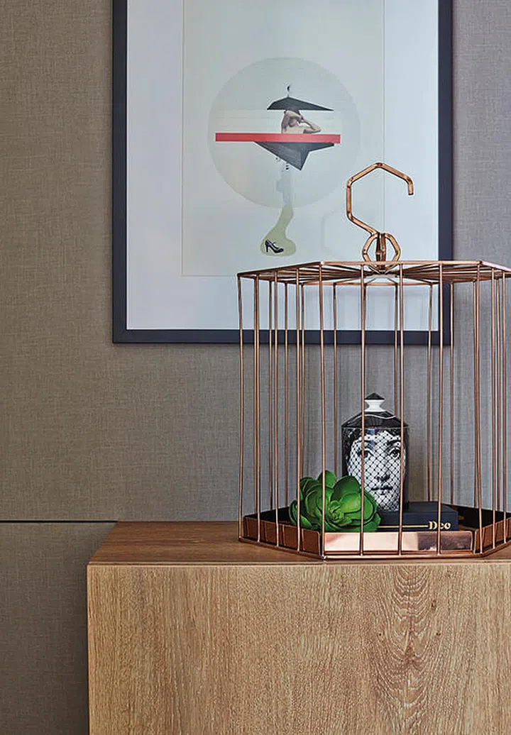 As with most of his interior design projects, Joey chose some of the accessories and artworks as he enjoys putting on the finishing touches.