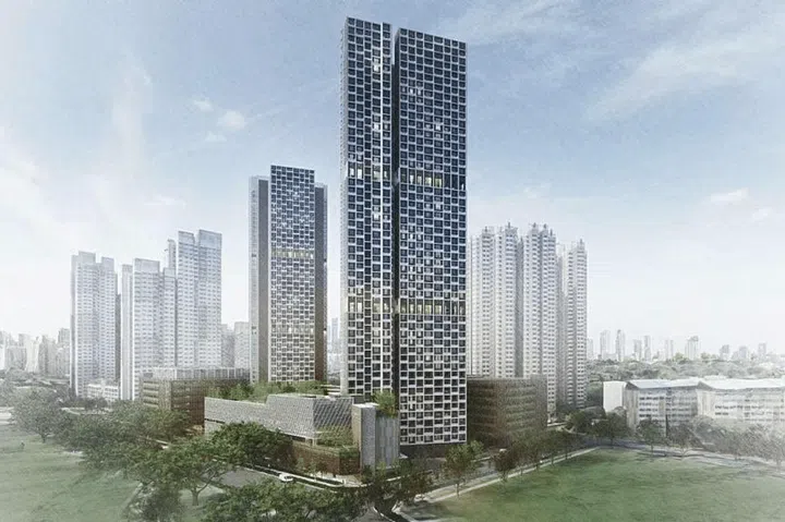 The integrated development on the site of the former Tanglin Halt Neighbourhood Centre will have HDB flats, shops, a hawker centre and market, and the redeveloped Queenstown Polyclinic. PHOTO: HDB