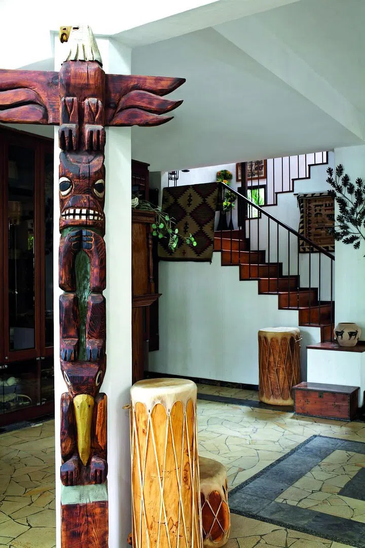 rustic, native american, style, house tour, homes