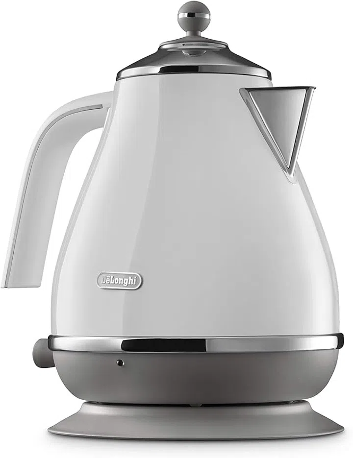 De’Longhi Icona Capitals KBOC2001.W - Electric Kettle with Antiscale Filter, $125