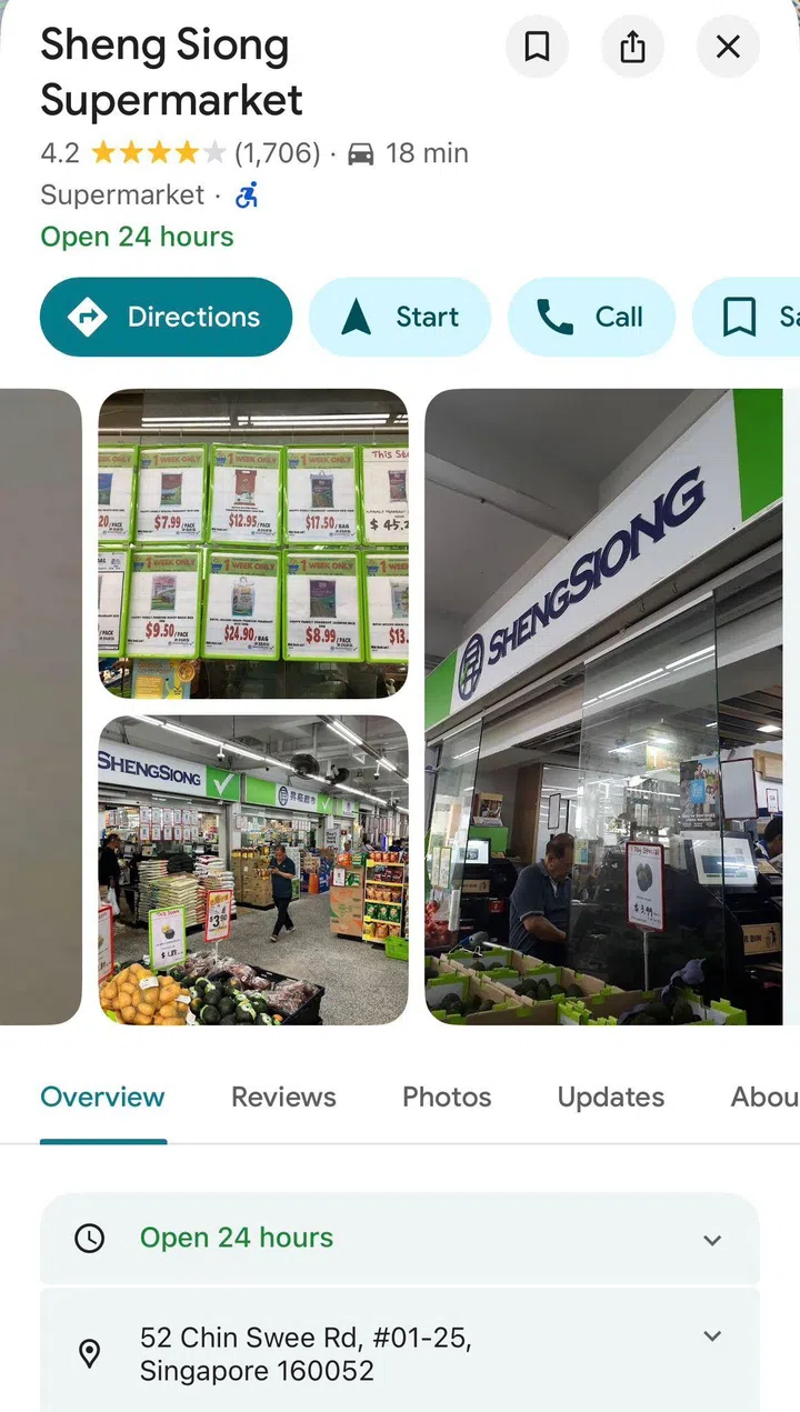 The current nearest supermarket near Pearl’s Hill BTO is a Sheng Siong at 52 Chin Swee Road.