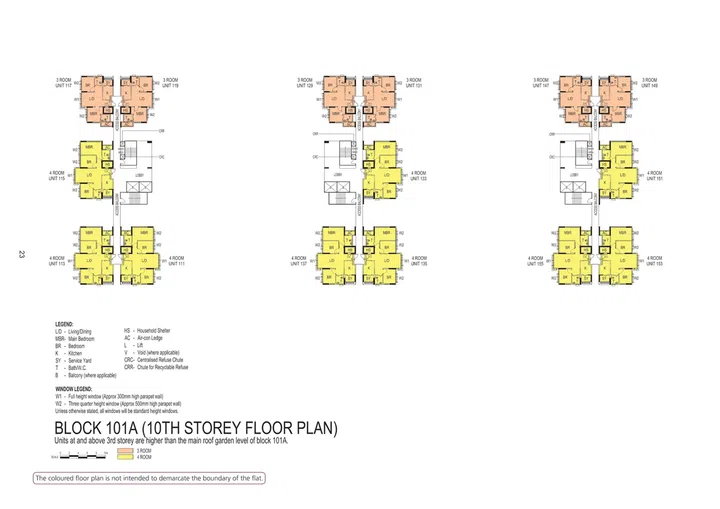 Block 101A (10th Storey Floor Plan)