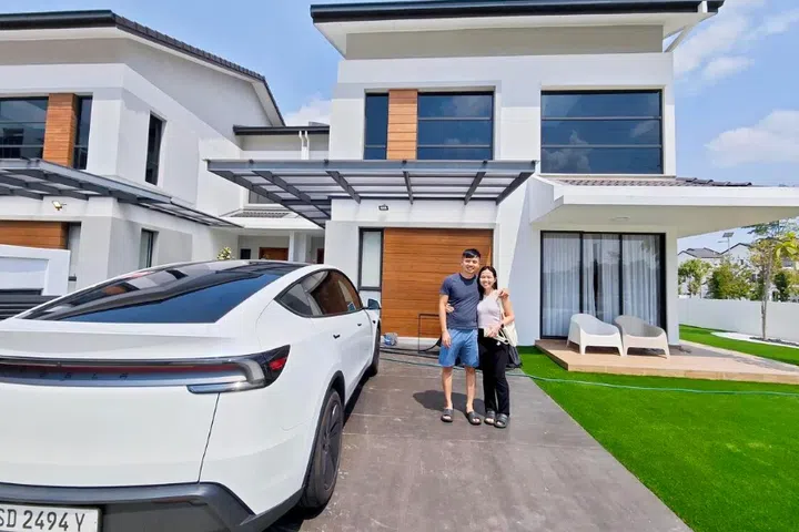 Jim Ng and his wife Catheryn Wong live in a 250 sq m two-storey house in the gated township of Gamuda Cove, Selangor.