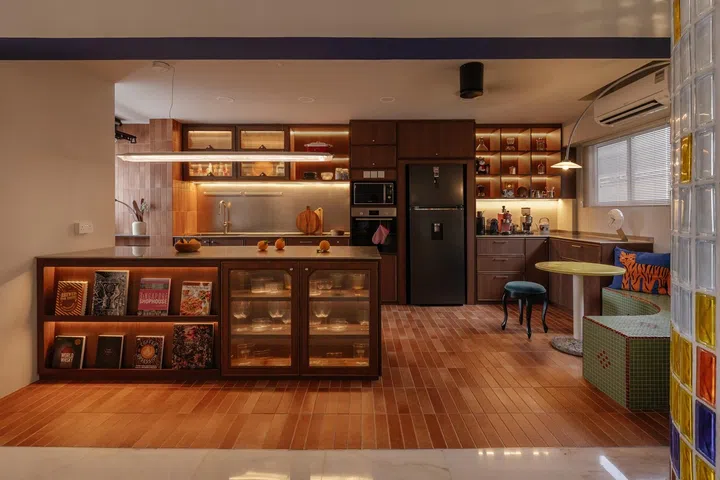 It was important that the kitchen was spacious yet practical for an avid home cook.