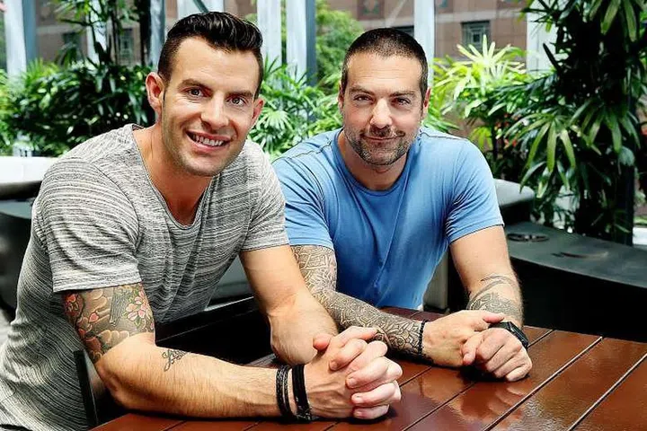 John Colaneri and his cousin Anthony Carrino