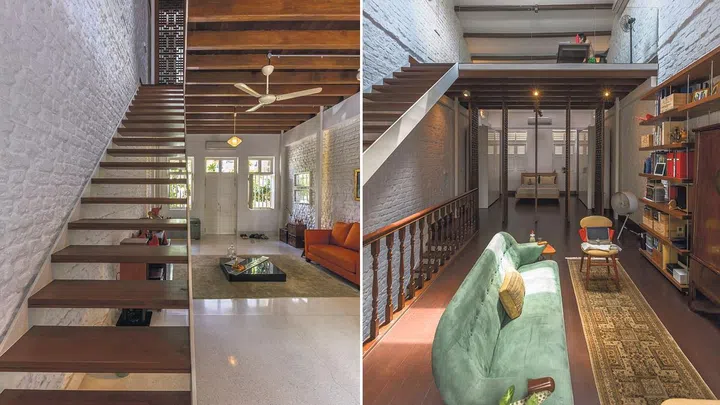 Sharon loves her new courtyard, where she can grow indoor plants, and her second favourite spot is the five-foot way outside.